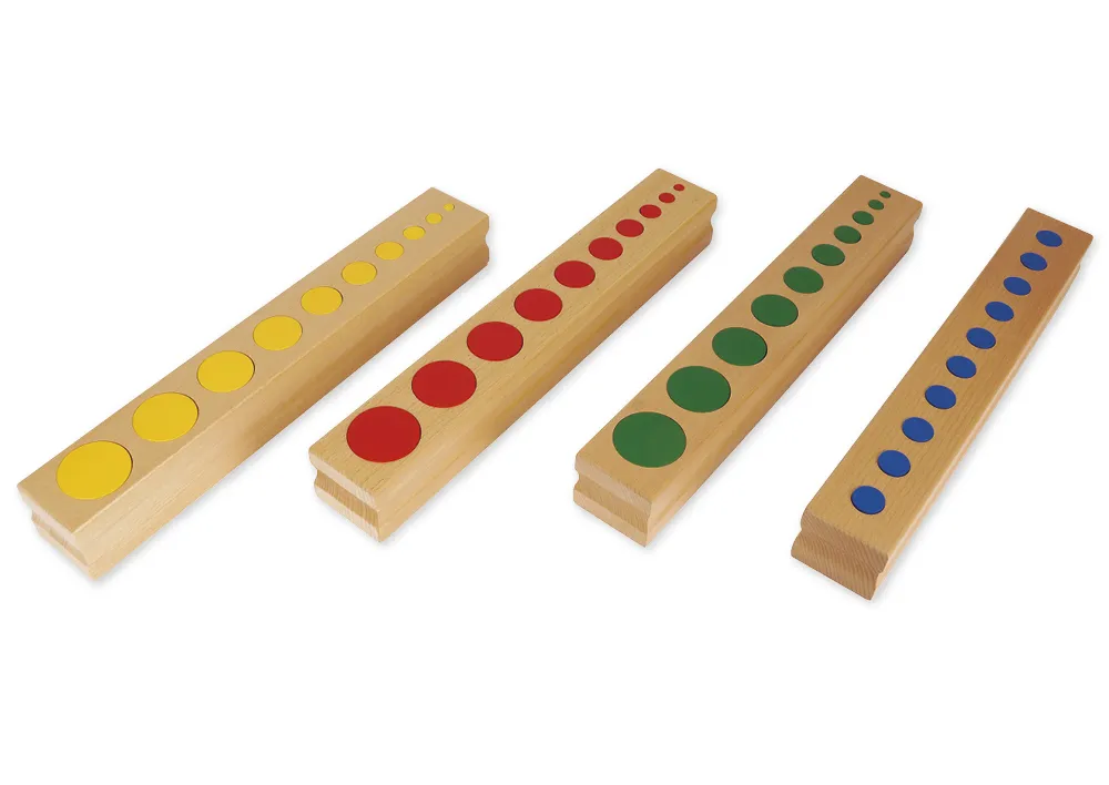 TimeTEX Farbige Zylinder "Montessori Premium"