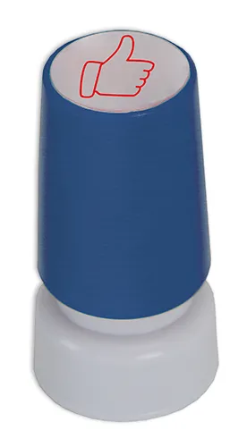 Siebdruck-Stempel "Perpetuum", "Daumen modern"