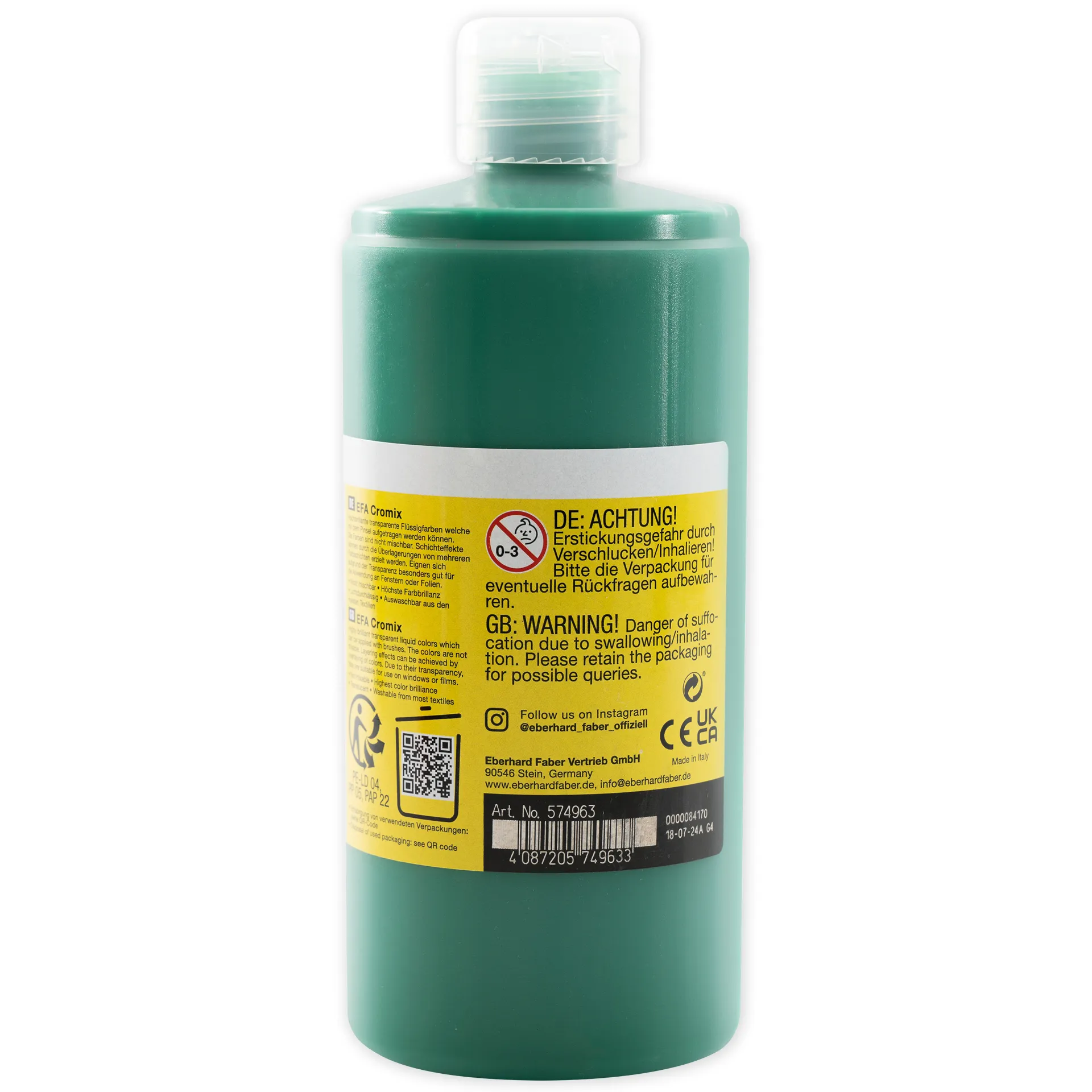 Eberhard Faber Cromix Transparentfarbe, 500 ml