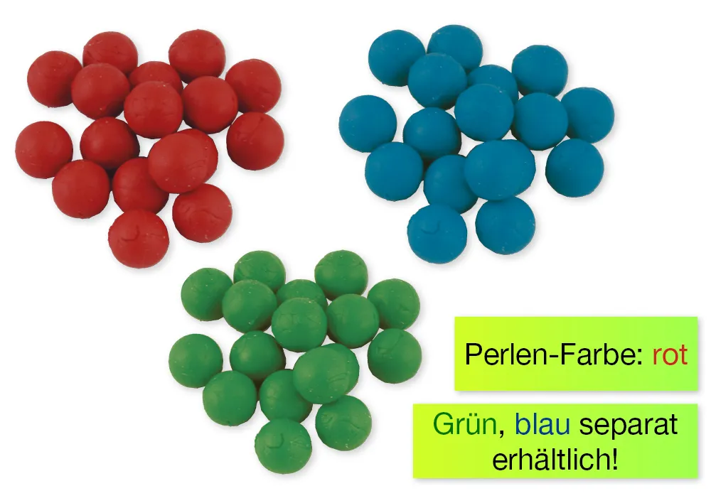 Flüster-Schüttelbox 3-tlg., mit 20 Perlen