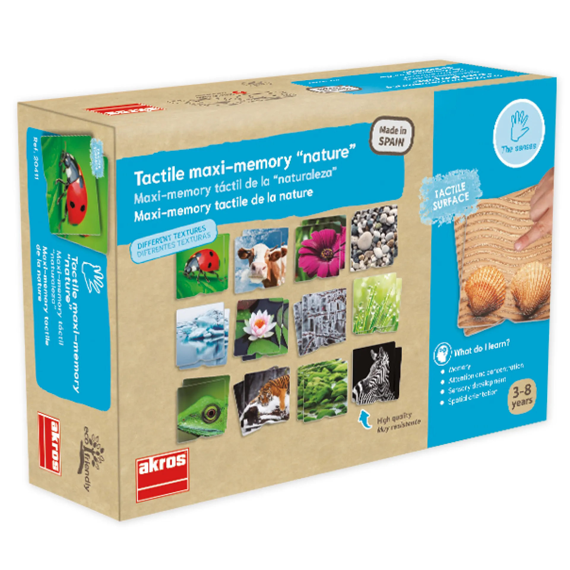 Taktiles Natur-Memospiel, 34-tlg.