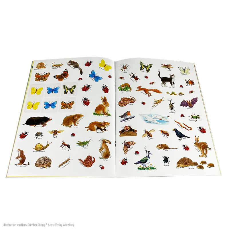 Mein großes Tierstickerbuch – Der kleine Marienkäfer und seine Freunde