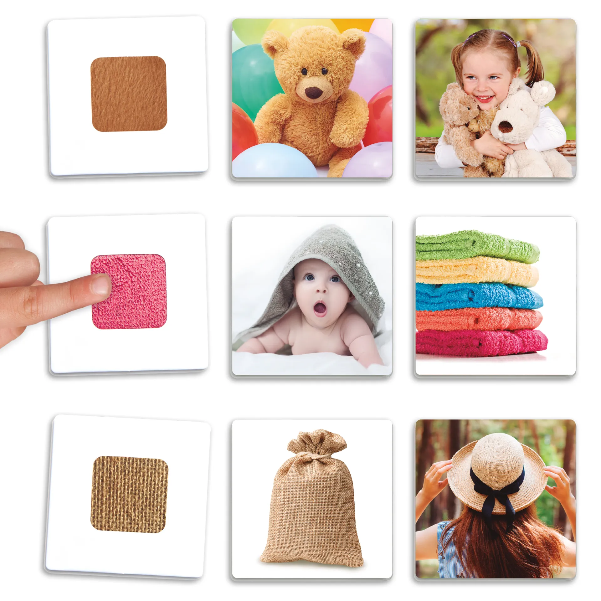 Material-Tastspiel, 34-tlg.