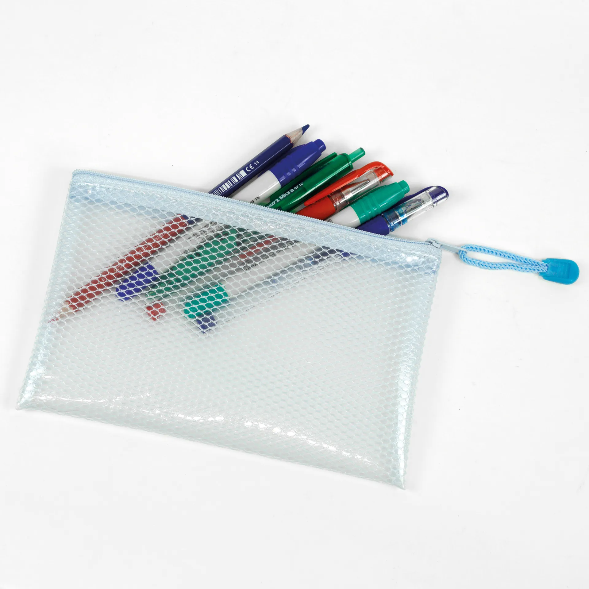 TimeTEX Set Flexo-Utensilien-Taschen farbig, 3-tlg.