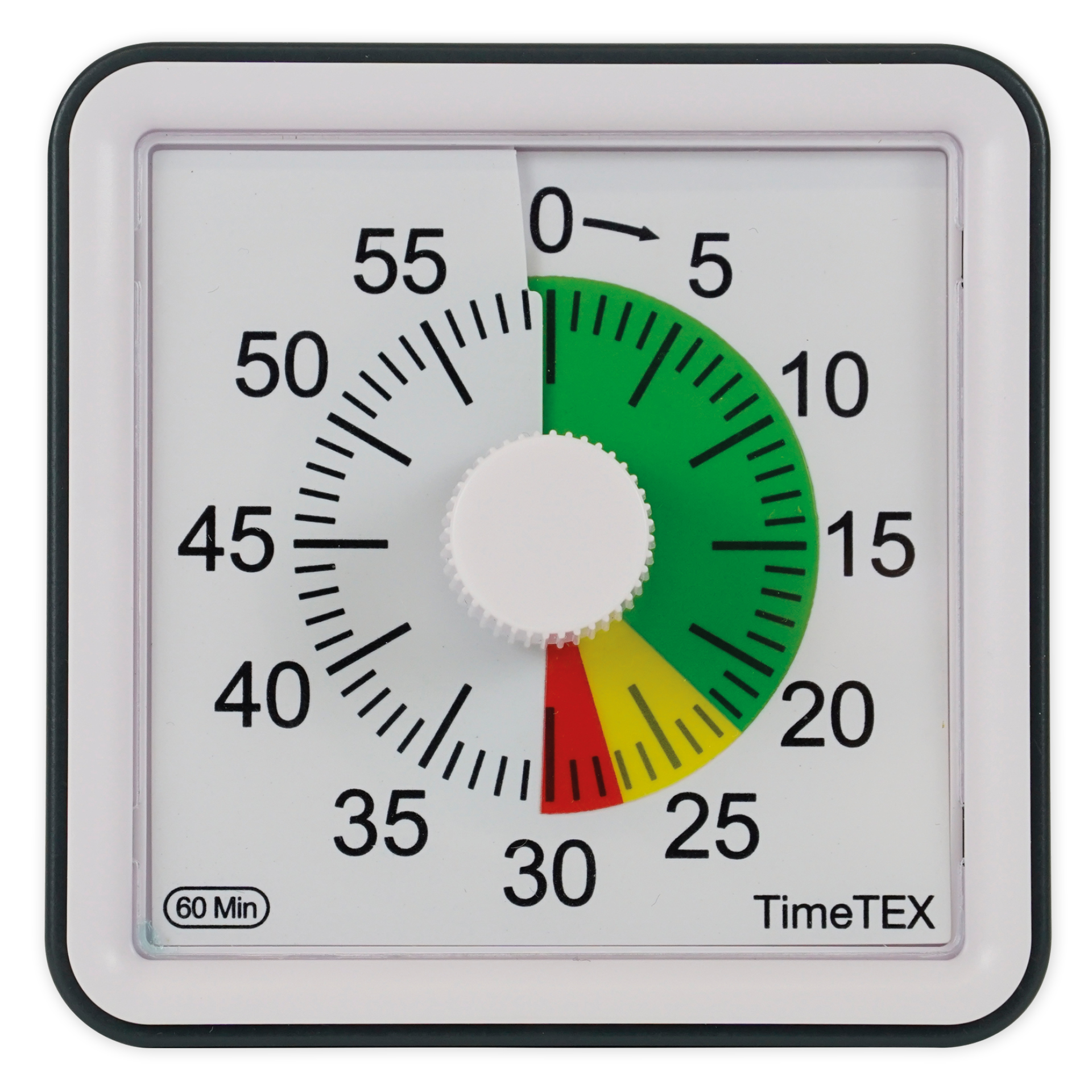 TimeTEX Zeitdauer-Uhr "lautlos" compact mit Ampelscheibe