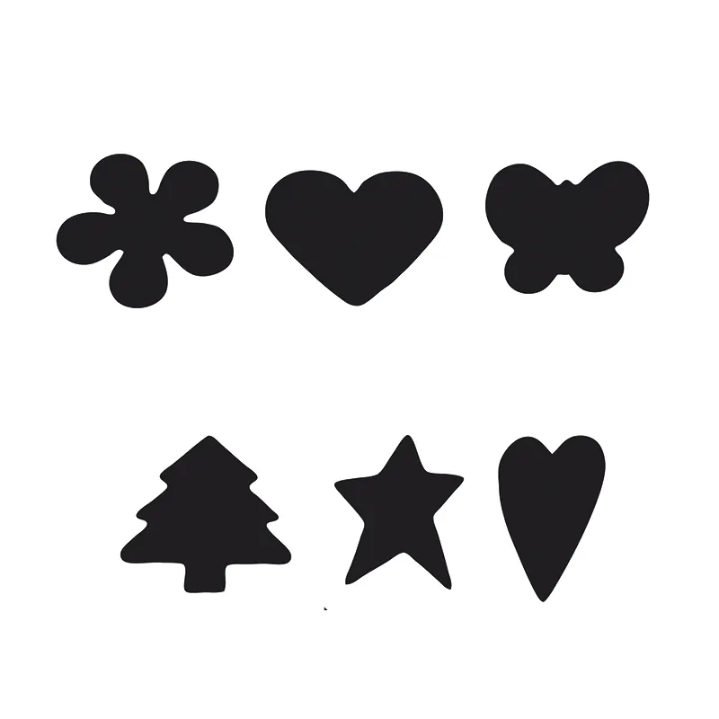 Set Motiv-Stanzer für Moosgummi, 3-tlg.