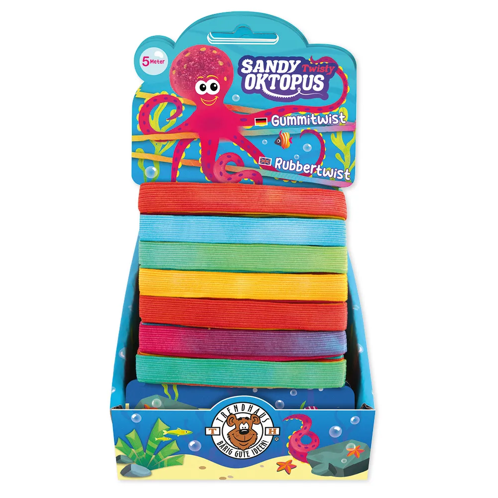 Gummitwist "Regenbogen", 5m lang