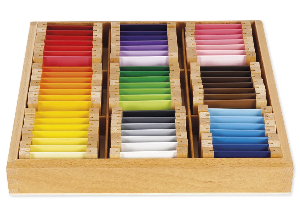 TimeTEX Farbtäfelchen, Satz 3, Schattierungen "Montessori Premium"