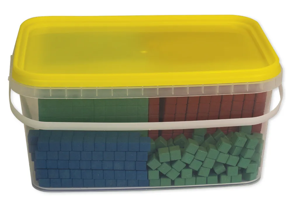 Dienes Grundsortiment Montessori, 121-tlg., RE-Wood, in Stapel-Box "Montessori Premium"