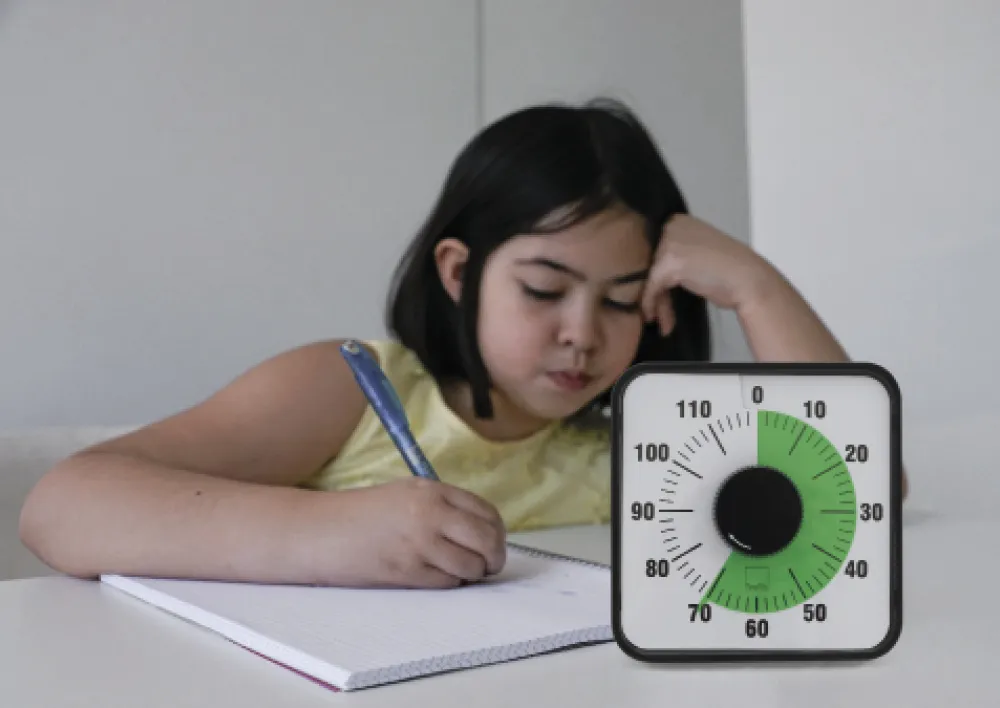 TimeTEX Zeitdauer-Uhr "Automatik" 120 Minuten, magnetisch, 19x19 cm