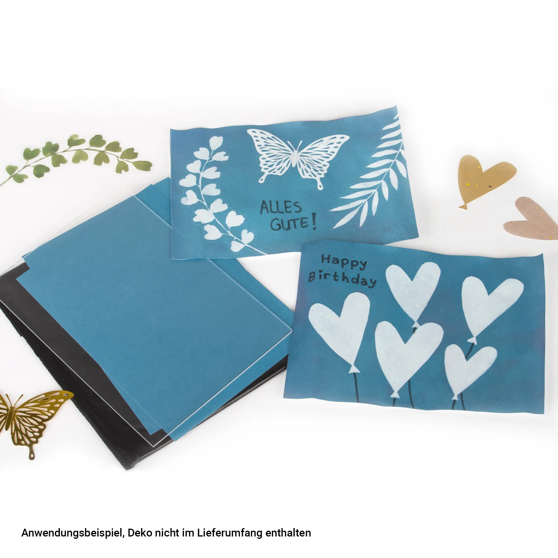 Hagemann Foto-Solarpapier A6 mit Fixierscheibe, 20 Blatt