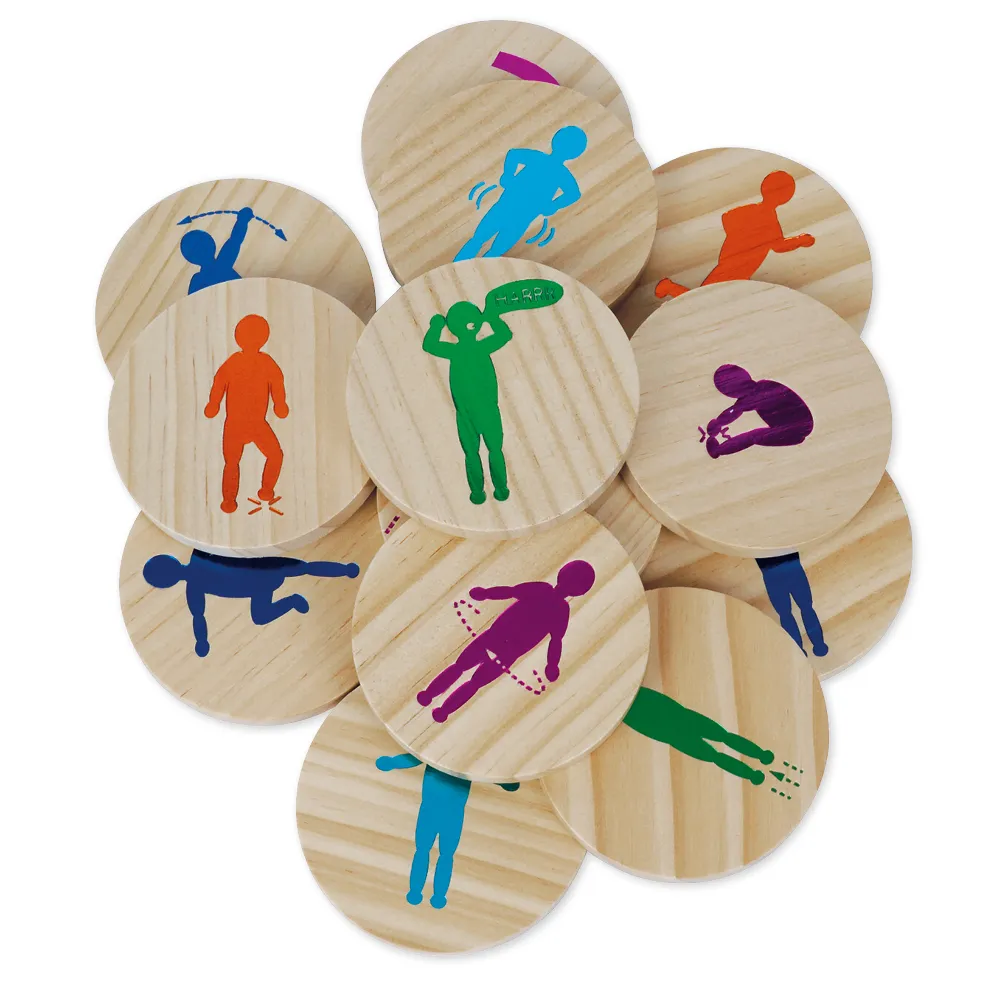 Bewegungsspiel "Moves!", 19-tlg.