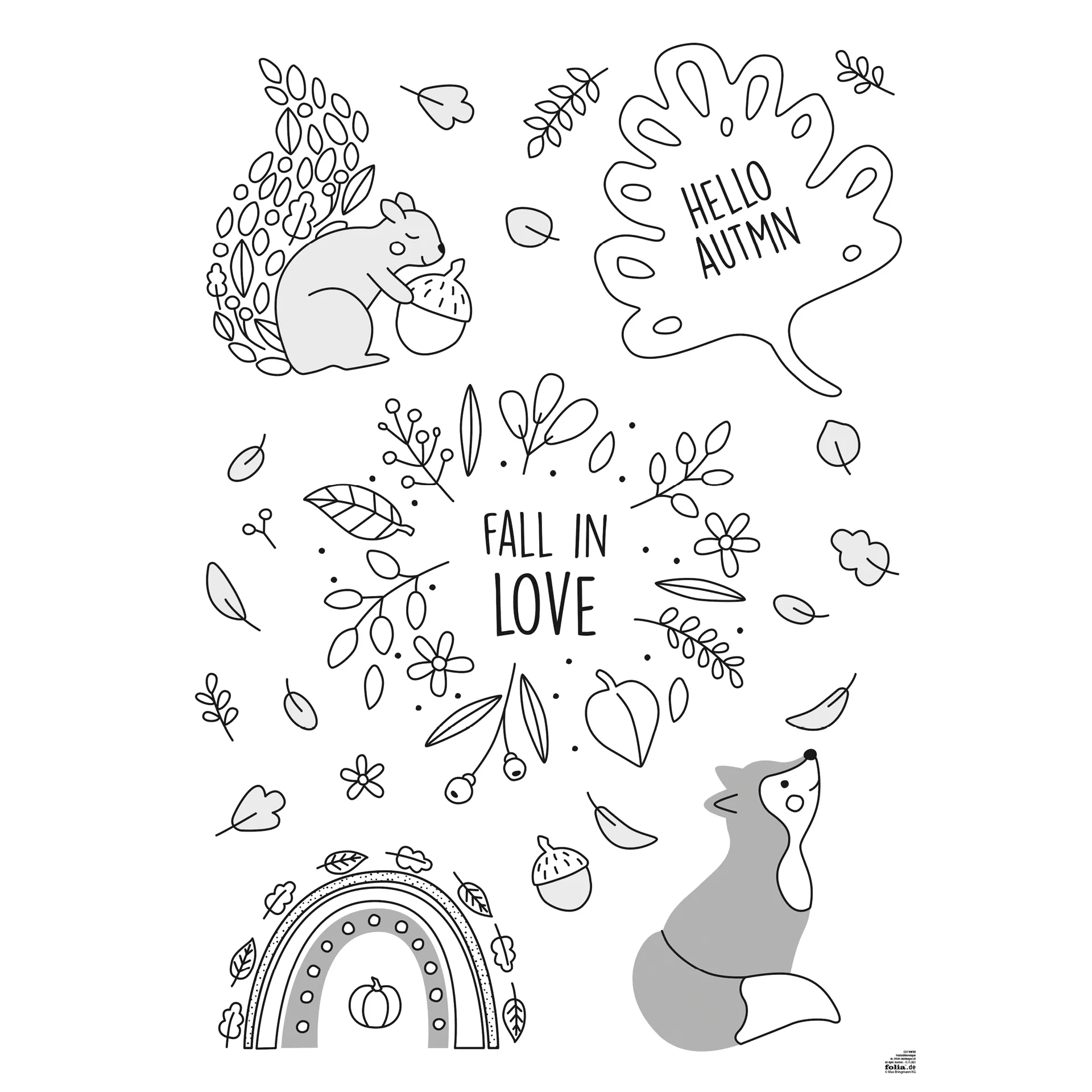 Fensterbilder-Vorlagen "Cosy Winter", 15-tlg.