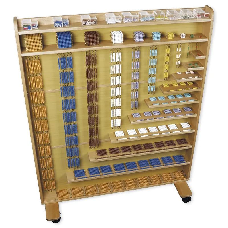 TimeTEX Wandregal für das Perlenmaterial "Montessori Premium"