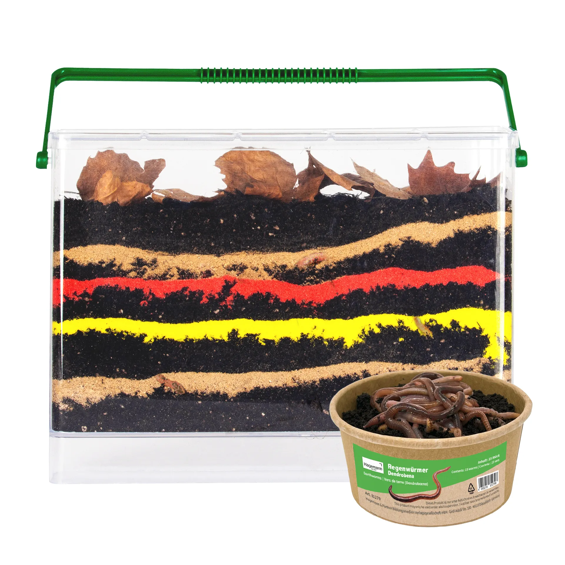 Hagemann Zuchtset Regenwürmer