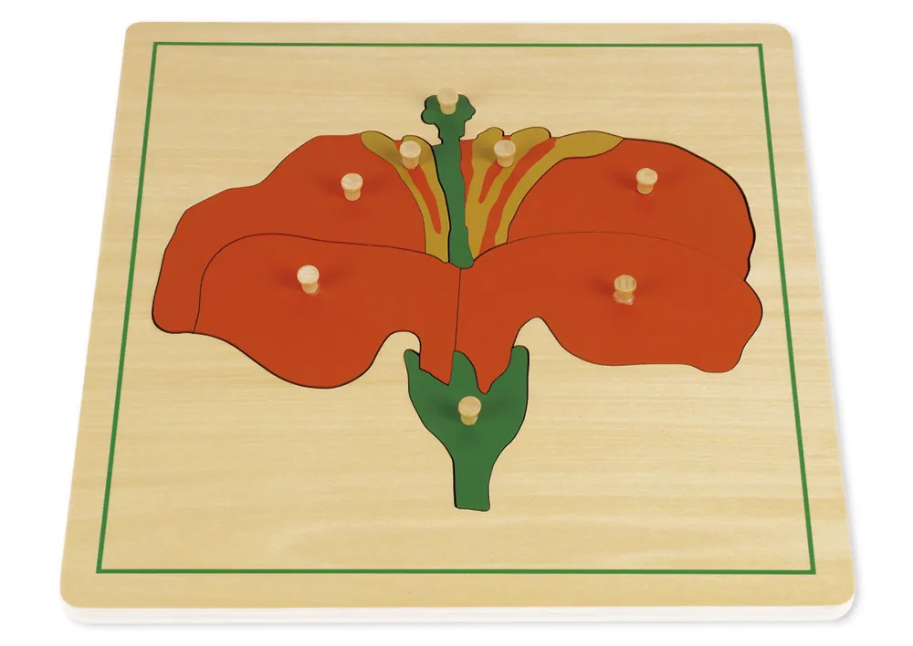 TimeTEX Puzzle Blume "Montessori Premium"