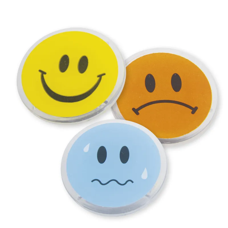 Set Haft-Magnete "Gesichter", 35 mm ø, 24-tlg. in Box