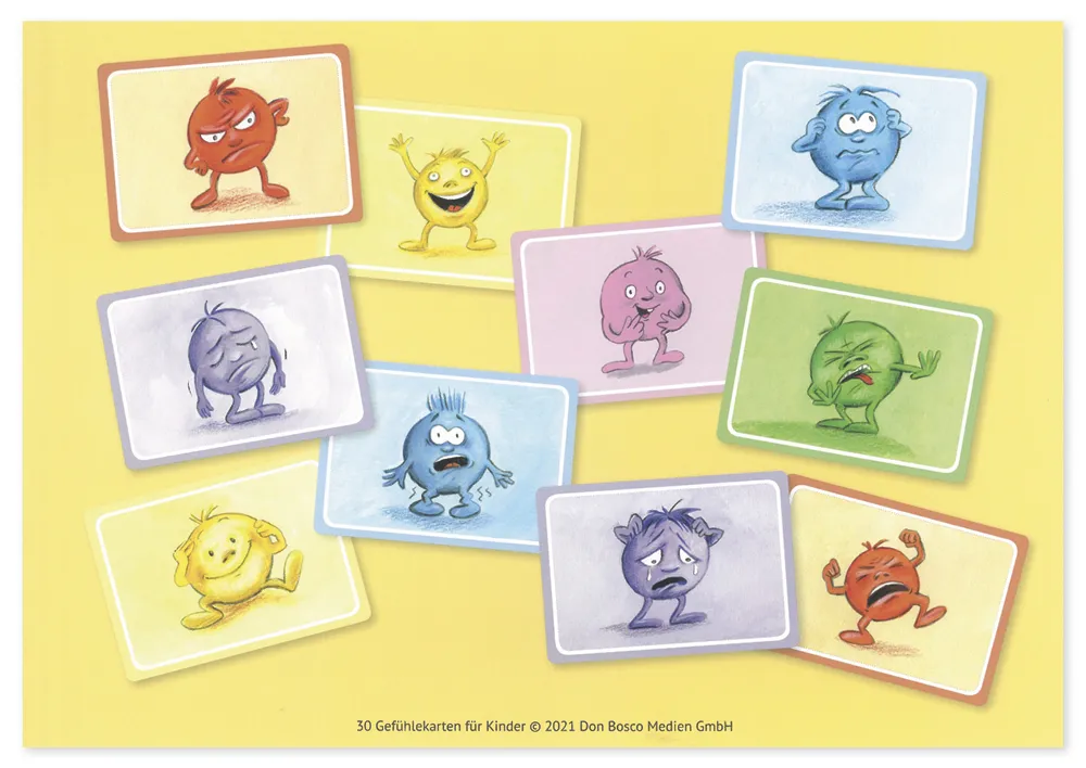 Karten-Set "30 Gefühlekarten für Kinder"