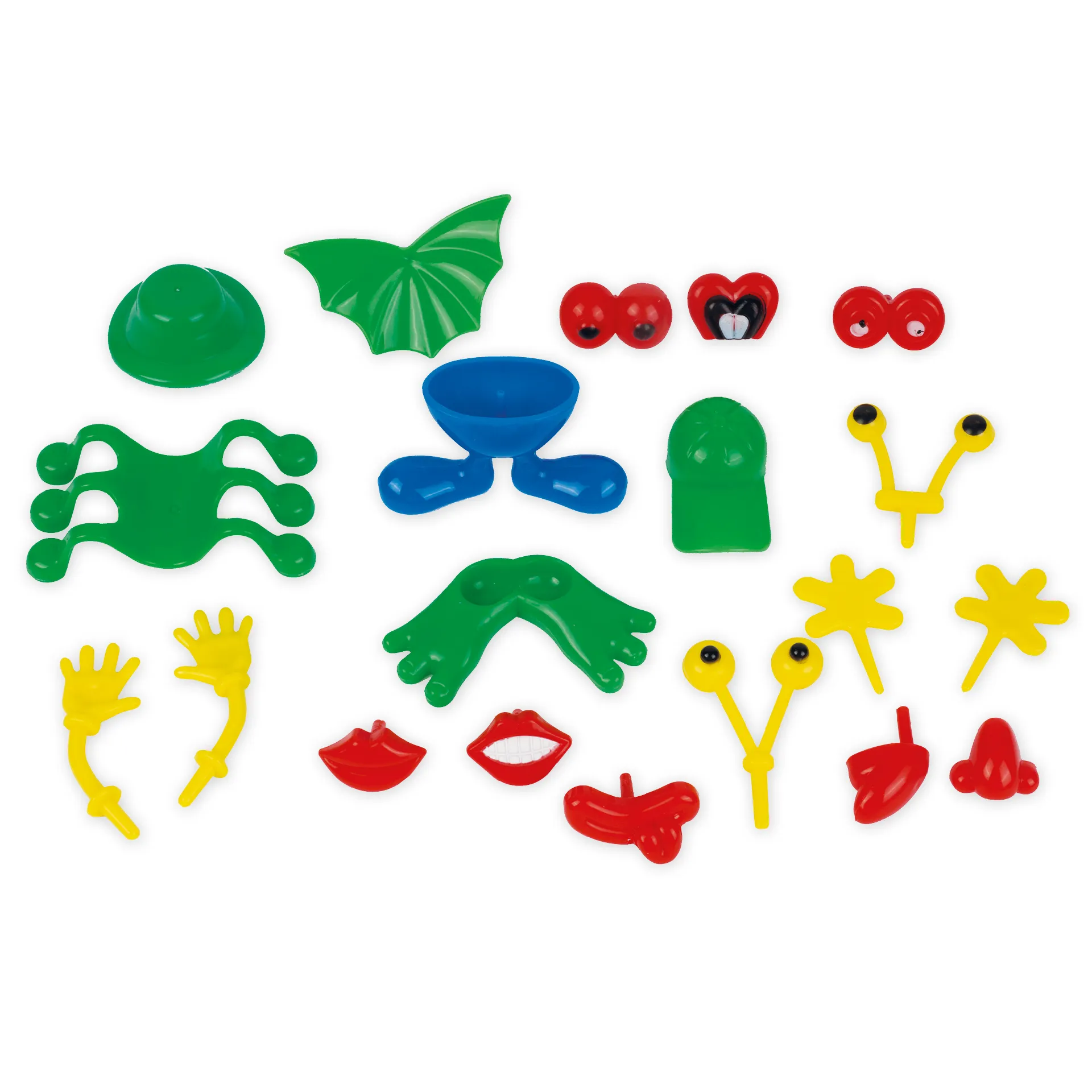 Set Figurenteile für Knetfiguren, Kunststoff, 20 Stück