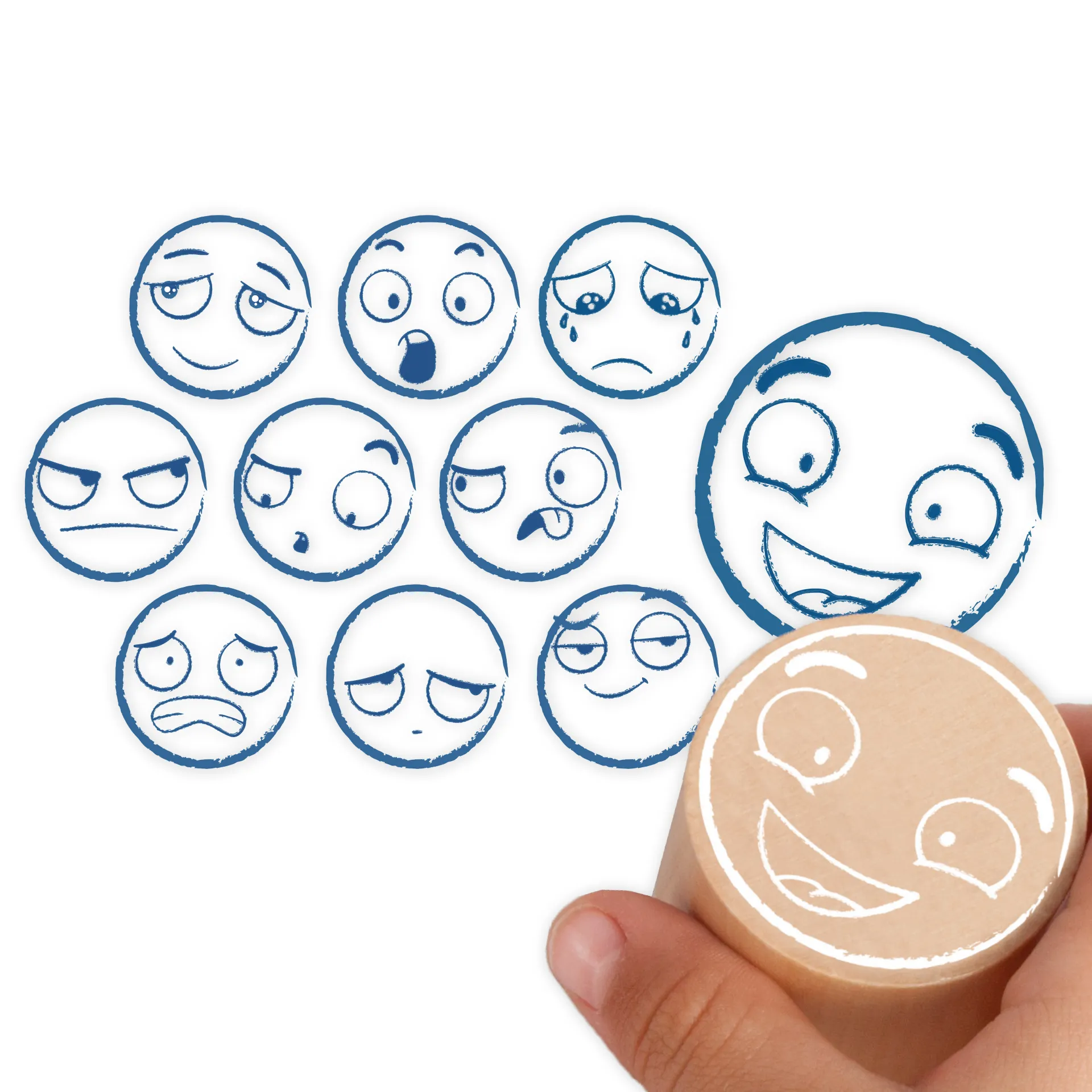 Set Emotions-Stempel XL 10-tlg., in Box