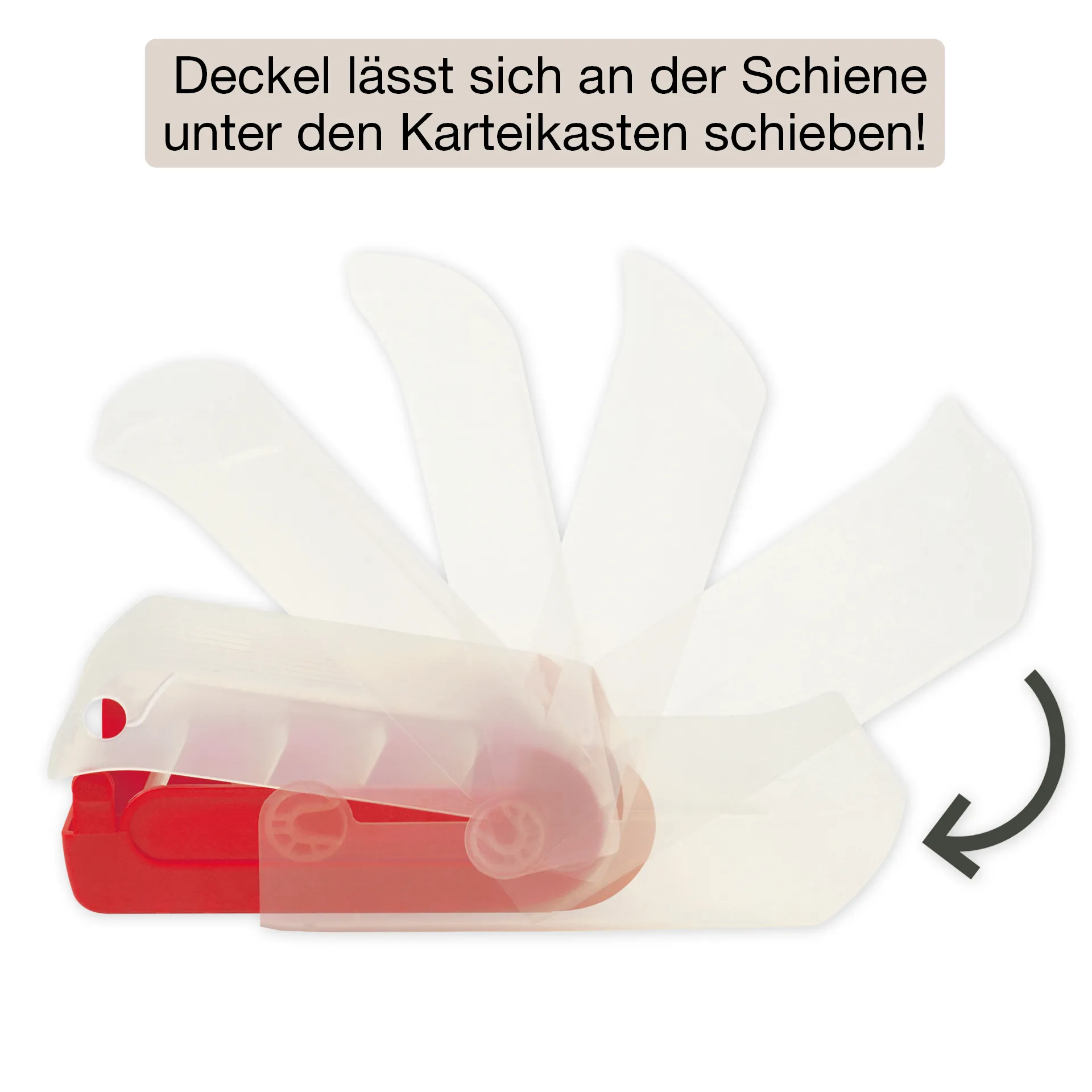 Lernbox A8 Kunststoff mit 100 Lernkärtchen