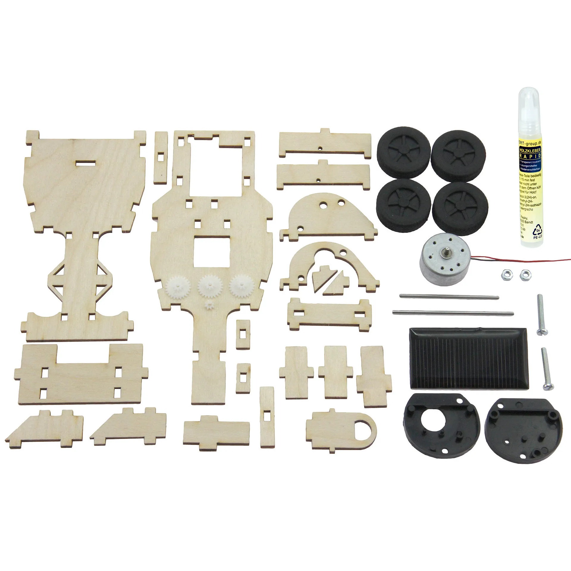 Solar-Rennwagen Bastelset