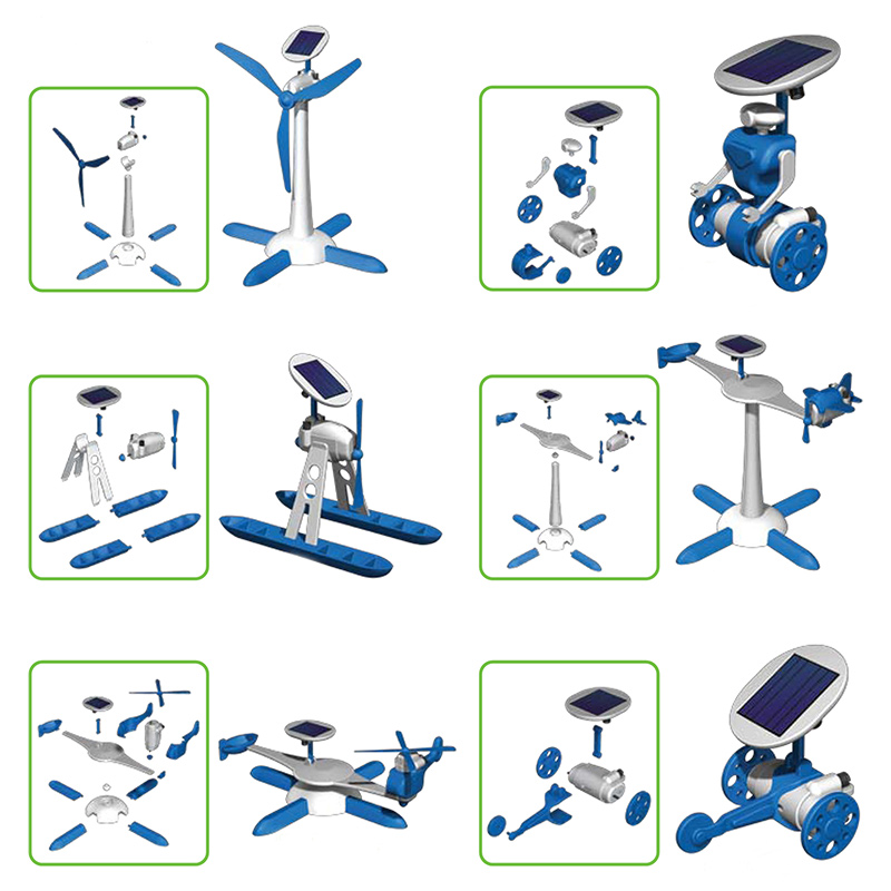 Bausatz Solarmodelle 6 in 1