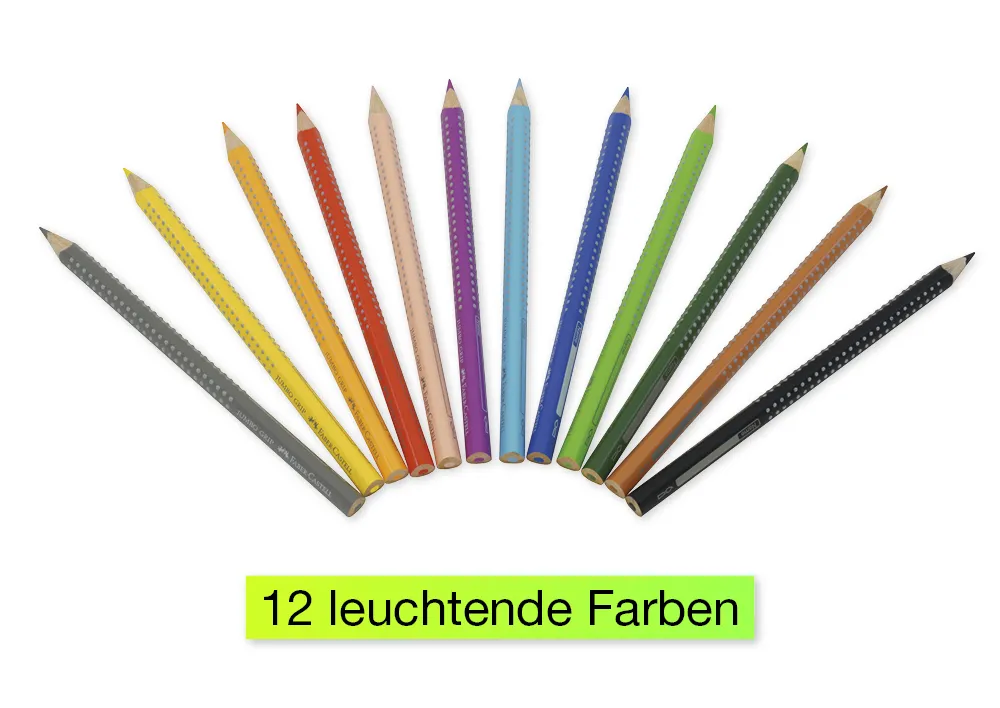 Faber-Castell Buntstift Jumbo Grip 13-tlg.
