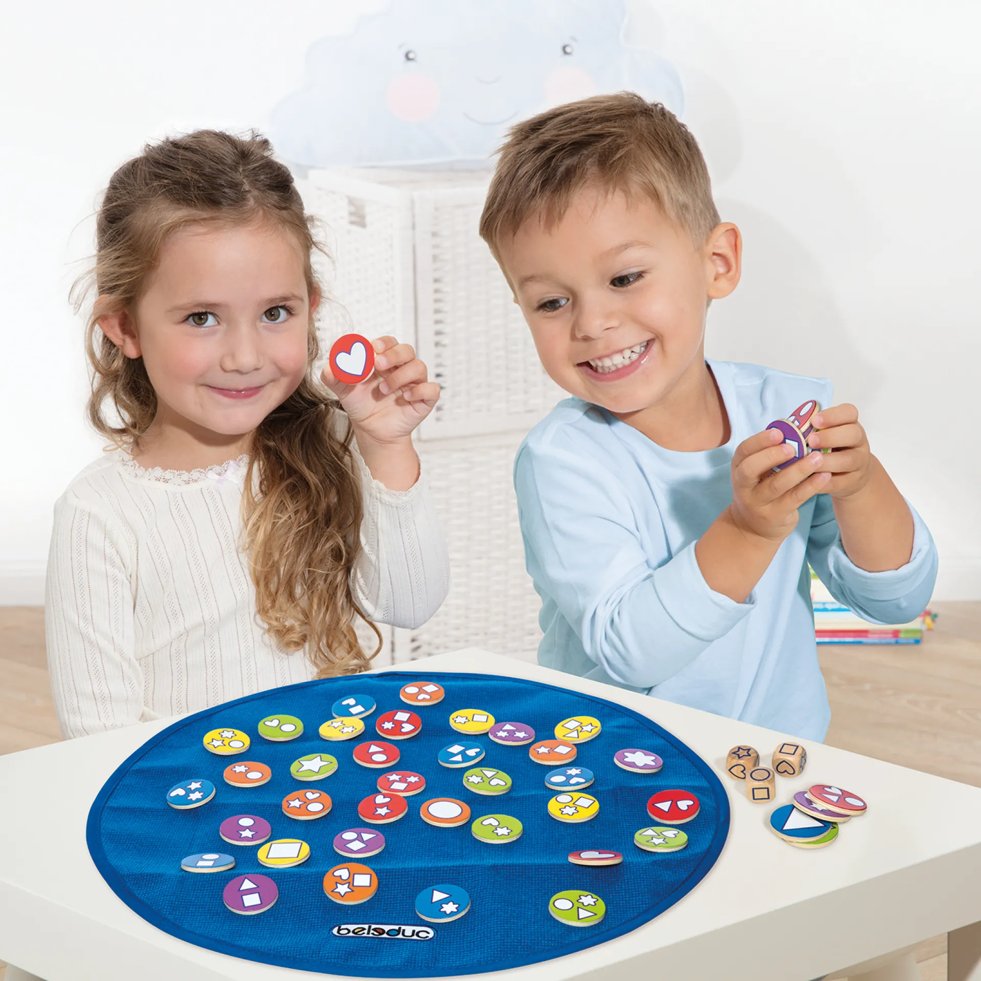 beleduc Shapy-Formenspiel, 45-tlg.