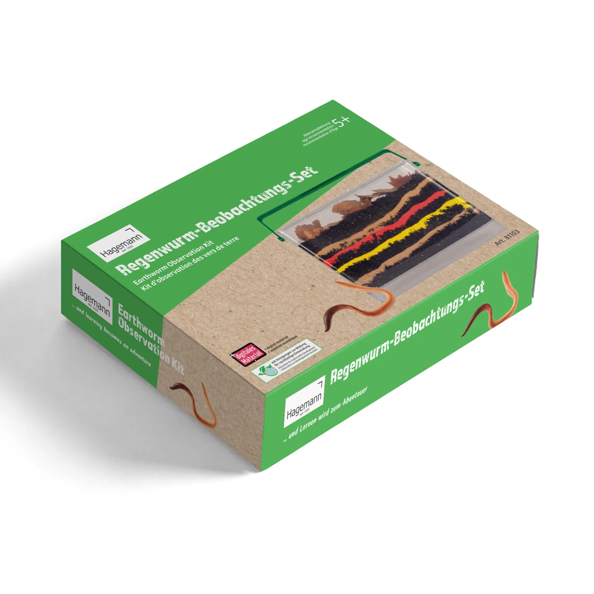 Hagemann Zuchtset Regenwürmer