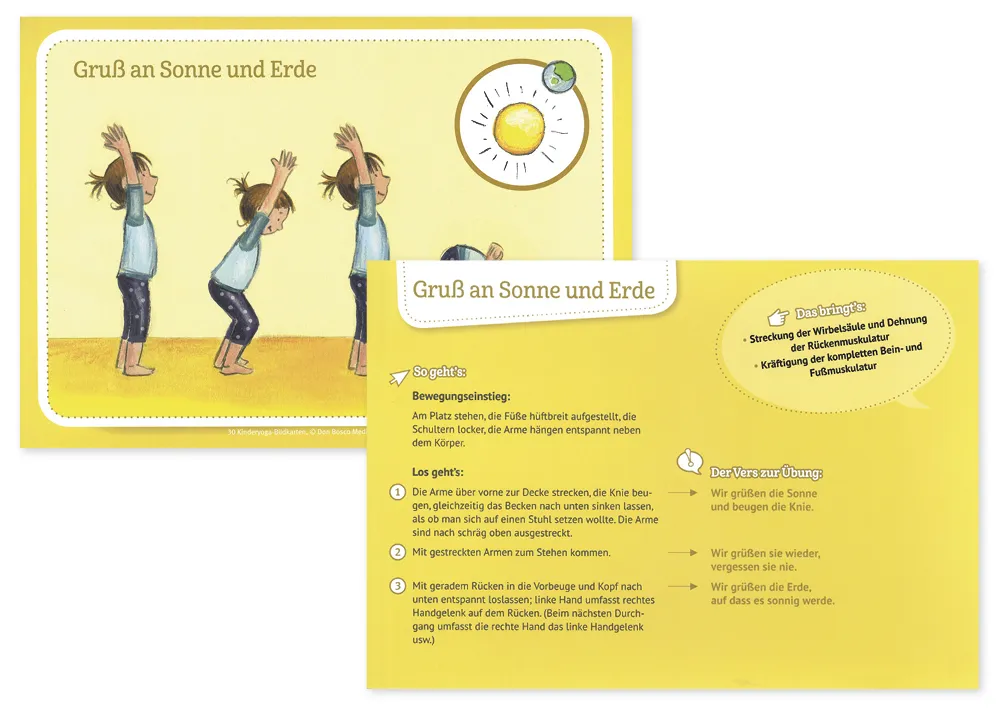 Karten-Set "30 Kinderyoga-Bildkarten"