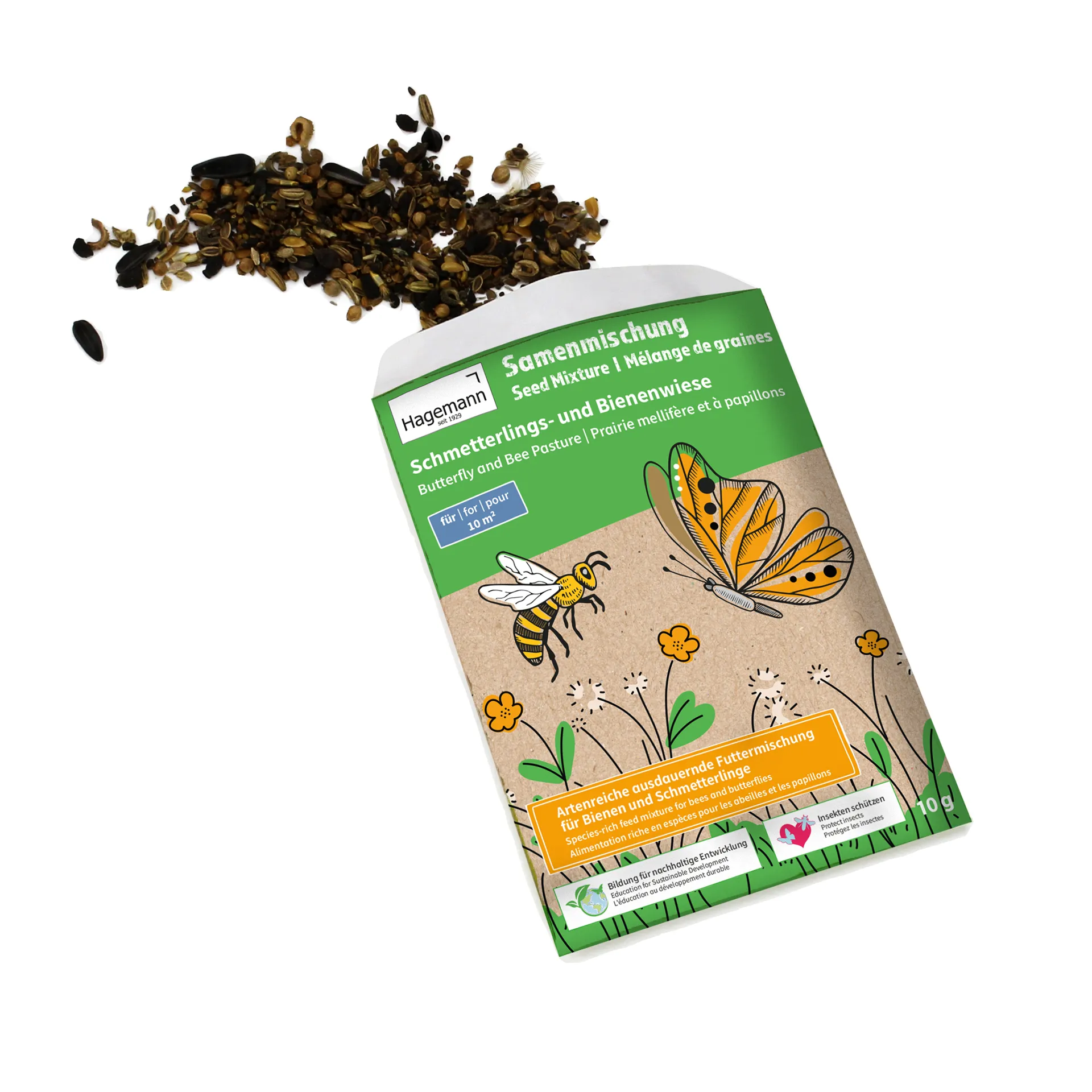 Hagemann Zuchtset Wildbienen, Gehörnte Mauerbiene (mit 50 Kokons)
