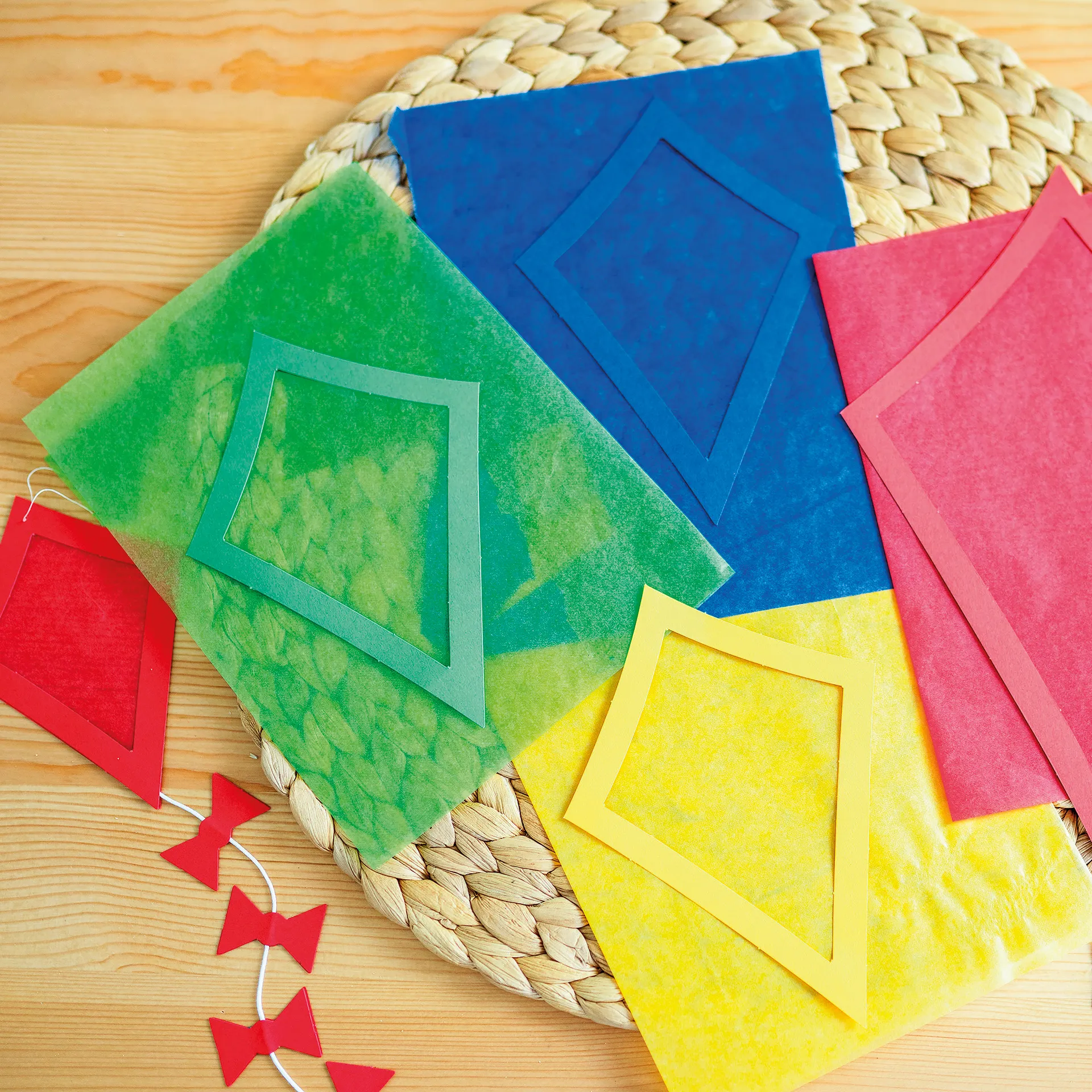 Fensterbilder "Drachen", 24 Stück