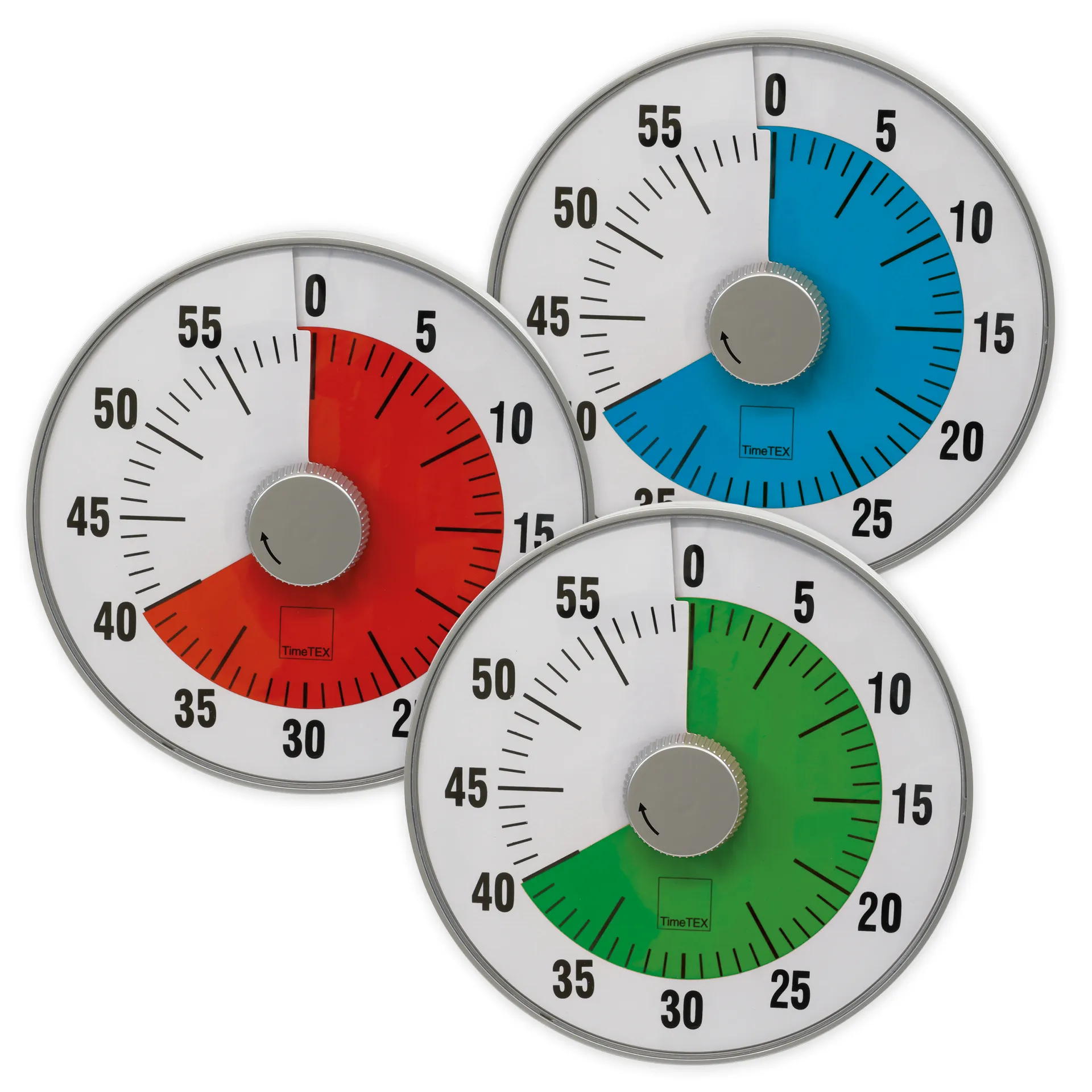 TimeTEX Zeitdauer-Uhr "lautlos" L, 19 cm ø