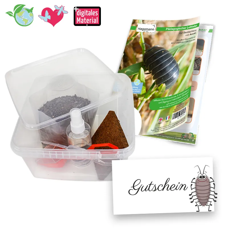 Hagemann Zuchtset Asseln (mit Gutschein, 15-20 Asseln)