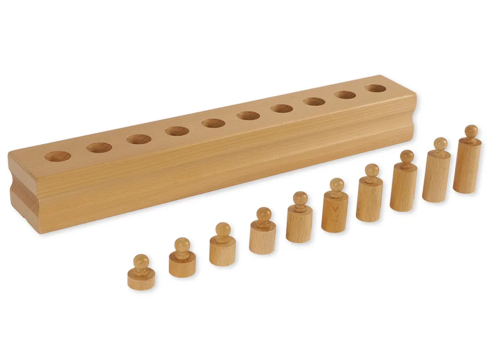 TimeTEX Block mit Zylindern 4 "Montessori Premium"