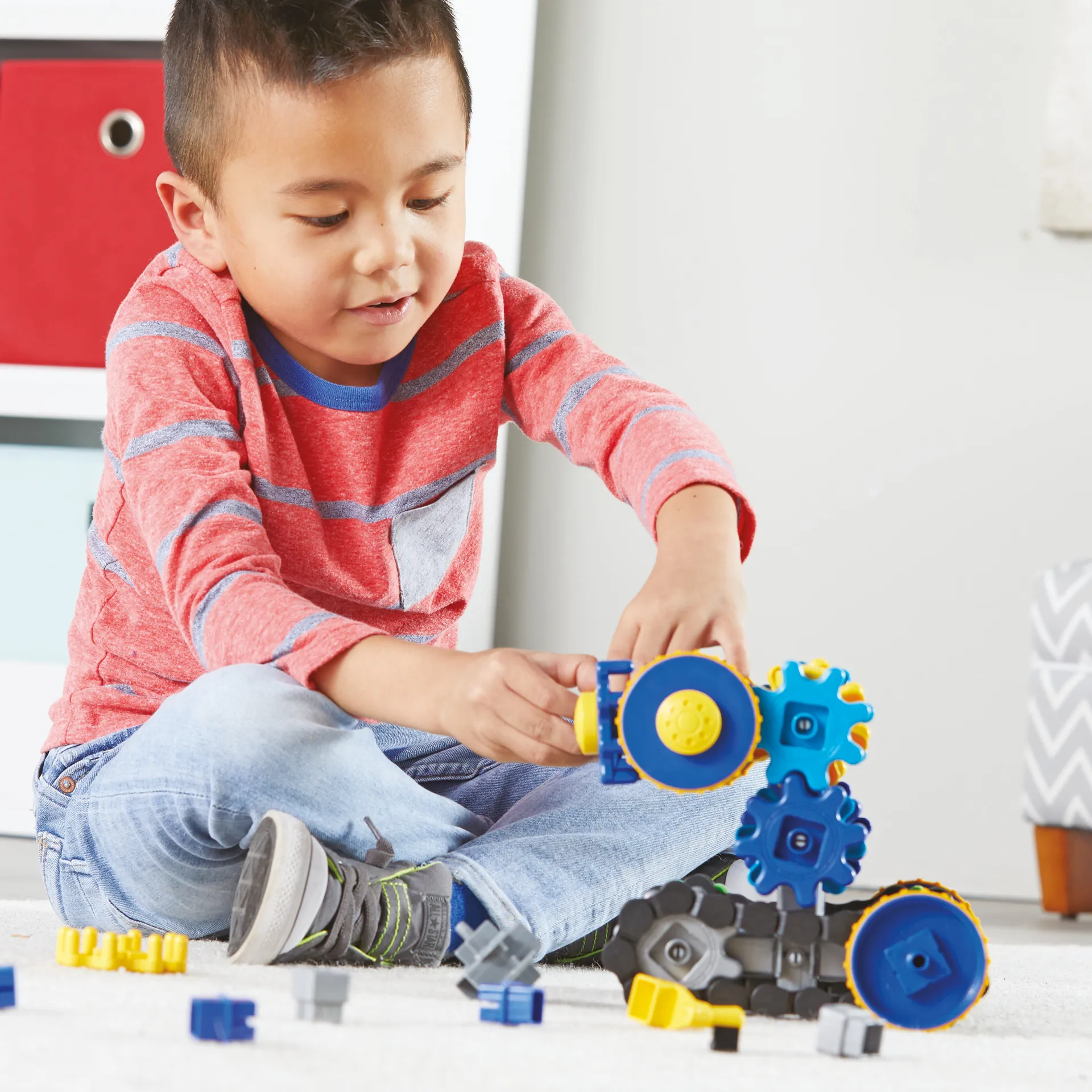 Zahnrad-Maschinen, Baukasten, 108-tlg.