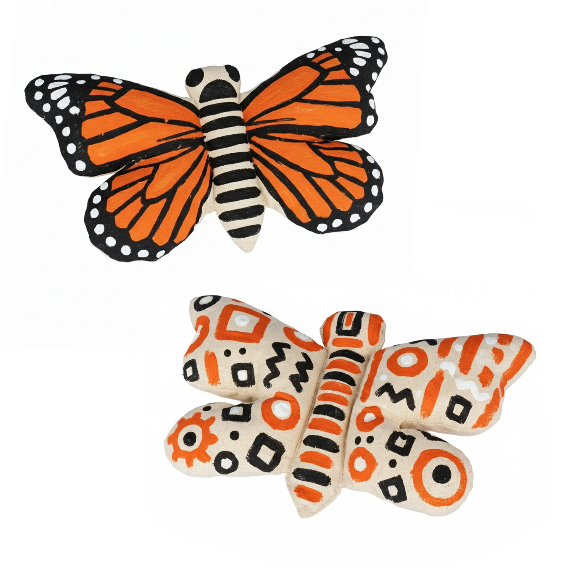 Stoff-Schmetterling, Blanko