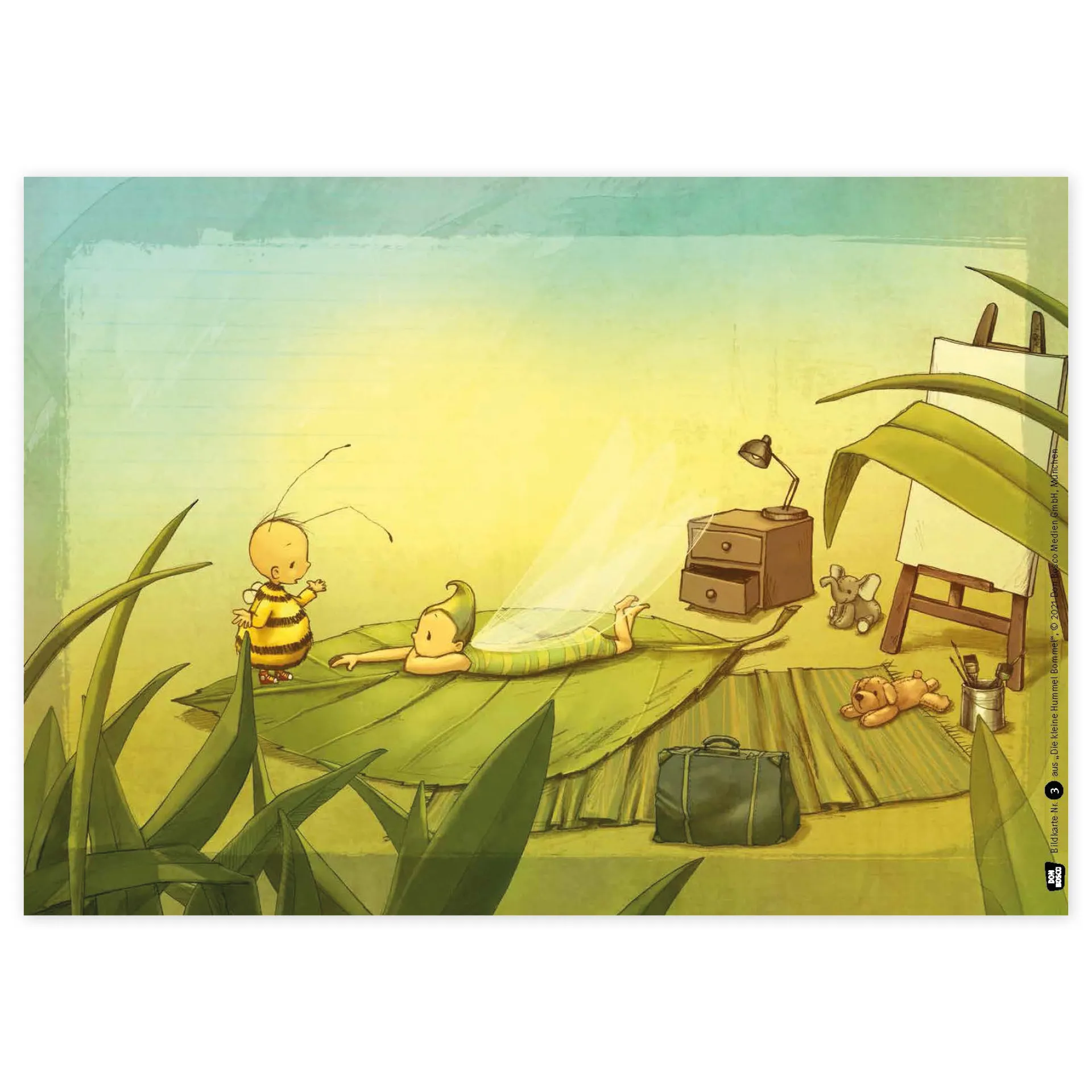 Bildergeschichten-Karten "Die kleine Hummel Bommel", 12-tlg.