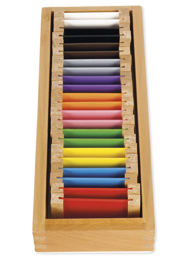 TimeTEX Farbtäfelchen, Satz 2, 11 Paare "Montessori Premium"