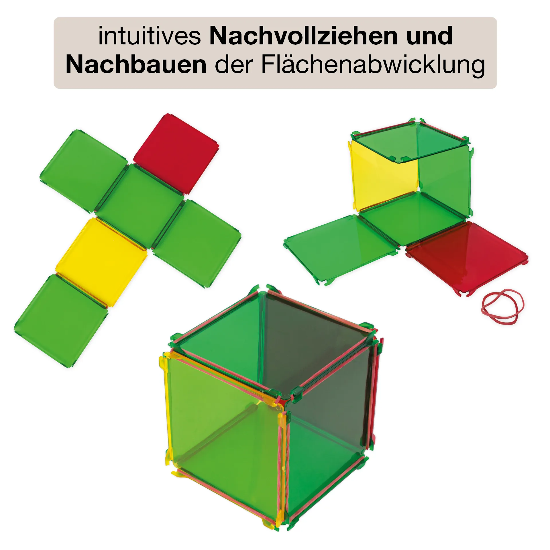 Geometrie-Bausatz effekt-system "Schnupper-Set", 26 Einzelflächen