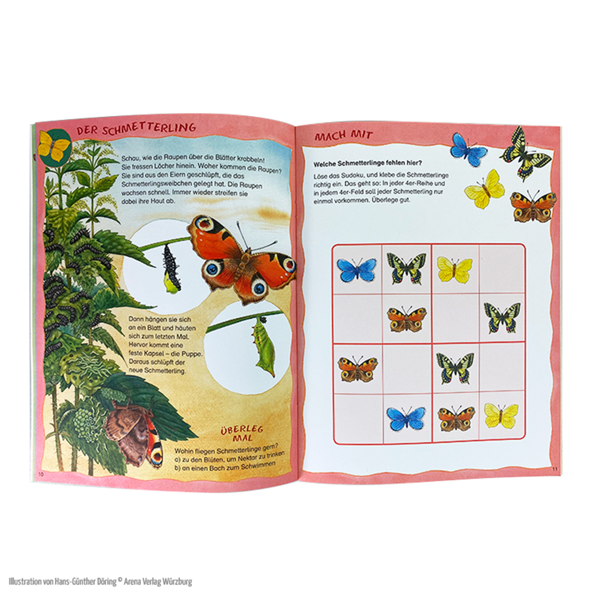 Mein großes Tierstickerbuch – Der kleine Marienkäfer und seine Freunde