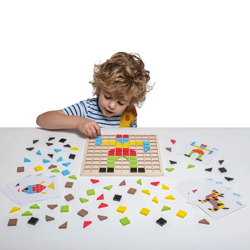 Set Holz-Mosaik, 117-tlg.