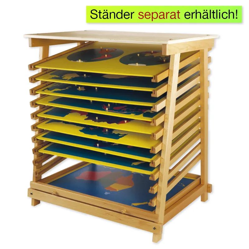 TimeTEX Puzzlekarte Europa "Montessori Premium"