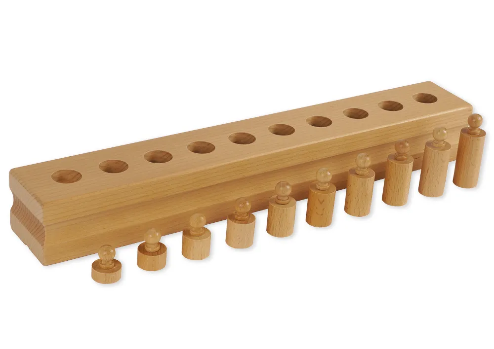 TimeTEX Block mit Zylindern 4 "Montessori Premium"