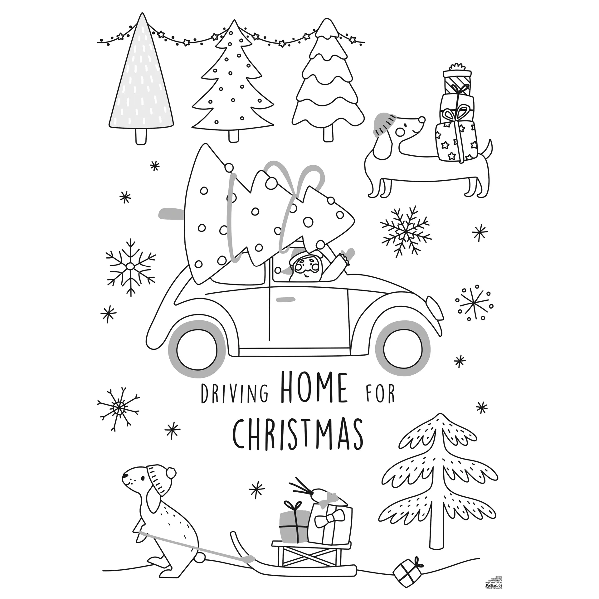 Fensterbilder-Vorlagen "Cosy Winter", 15-tlg.