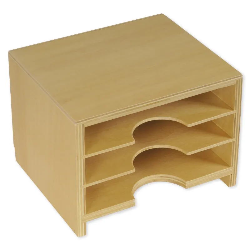 TimeTEX Kasten mit 3 Fächern für die botanischen Karten "Montessori Premium"