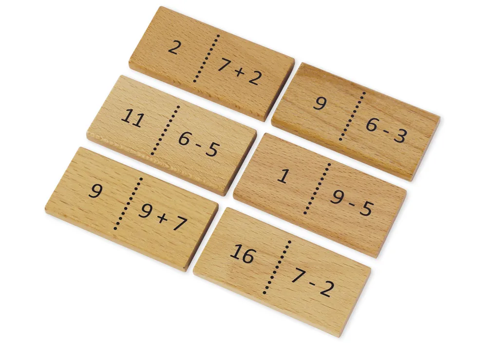 Lernspiel "Mathemino Plus & Minus", 37-tlg.