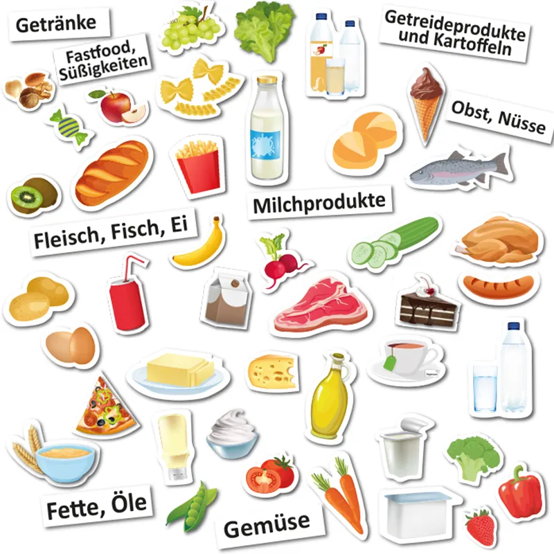 Hagemann Ernährungs- und Bewegungspyramide, magnetisch, 114-tlg.