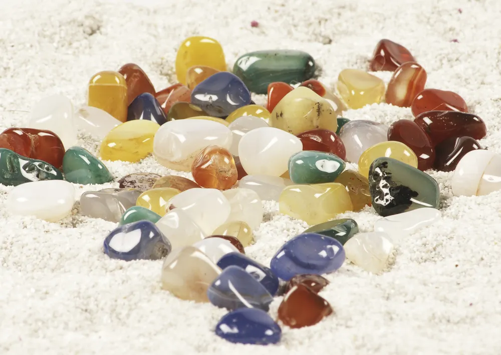 Halbedelsteine 1-2 cm, 1 kg